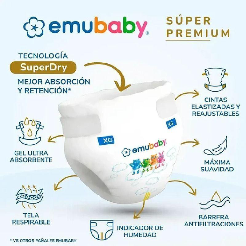Pañal Emubaby Premium Talla G 18 Unidades-2