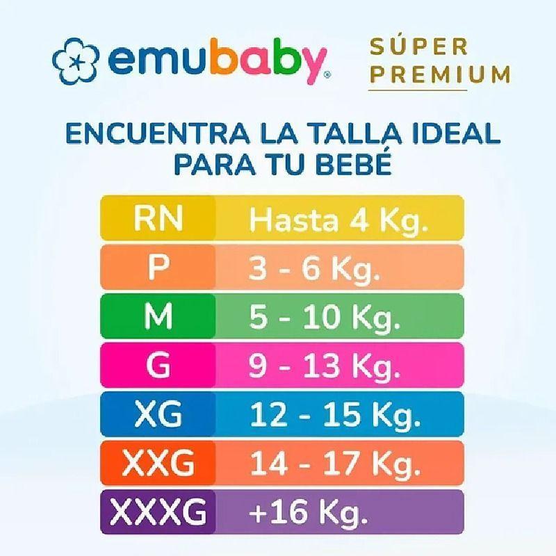 Pañal Emubaby Premium Talla M 22 Unidades-3