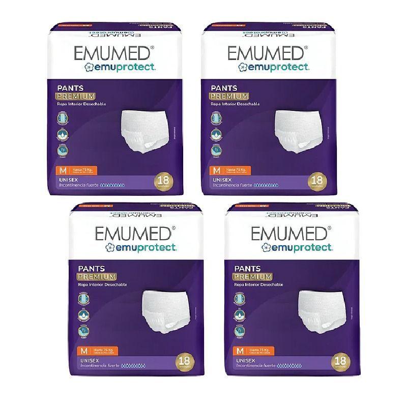 Pañal Emuprotect Pants M 72 Unidades-0