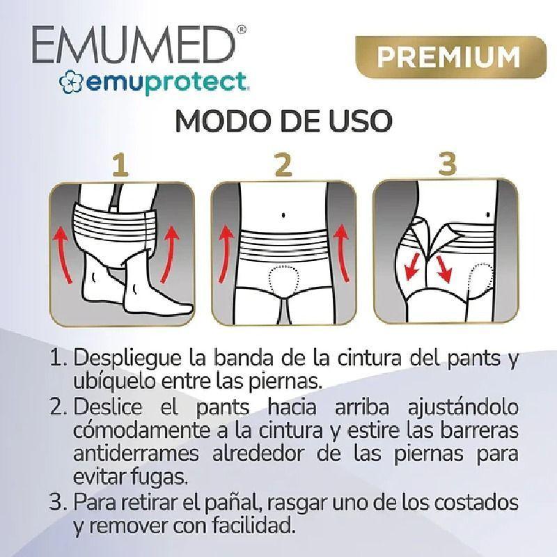 Pañal Emuprotect Pants M 72 Unidades-1