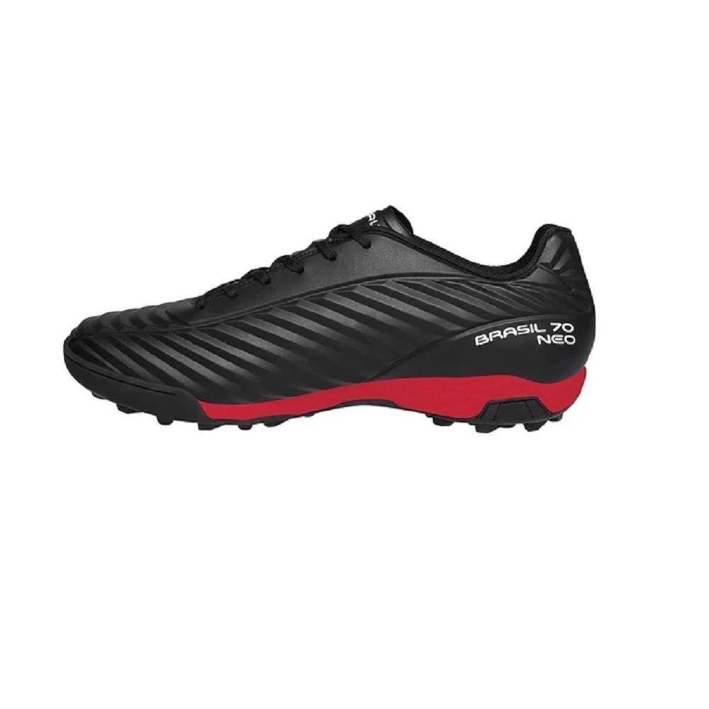 ZAPATO DE FUTBOLITO PENALTY BRASIL 70 NEO NEGRO-ROJO-1