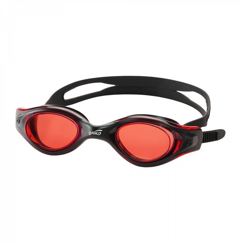 LENTE NATACION SAEKO S43 LEADER ROJO-0