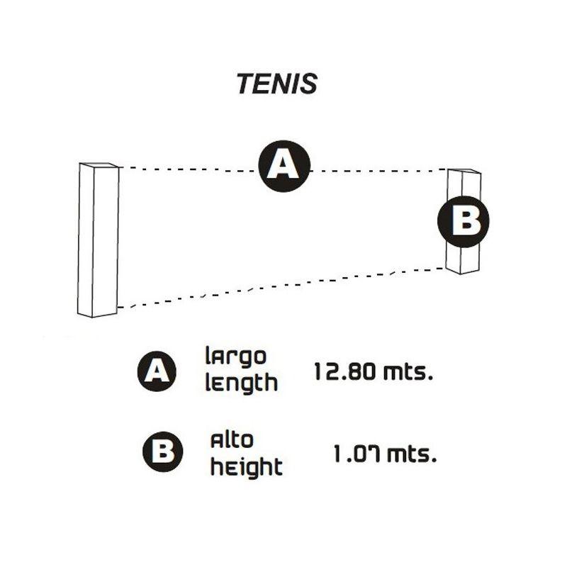 RED DE TENIS TEJIDA 3MM DELUXE PROFESIONAL-1