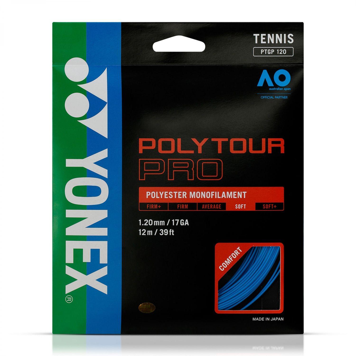 CUERDA DE TENIS YONEX POLY TOUR PRO 17/1.20MM AZUL 12 MTS.-0