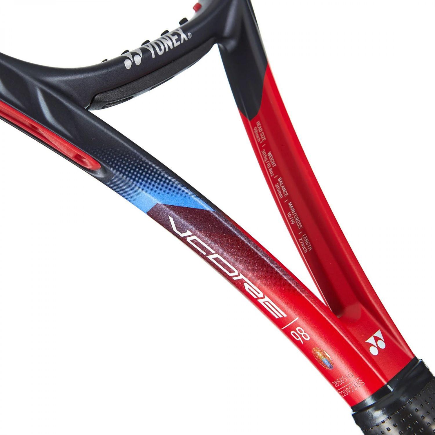 RAQUETA DE TENIS YONEX VCORE SCARLET 98+ G3 305 GRS. 2023-4