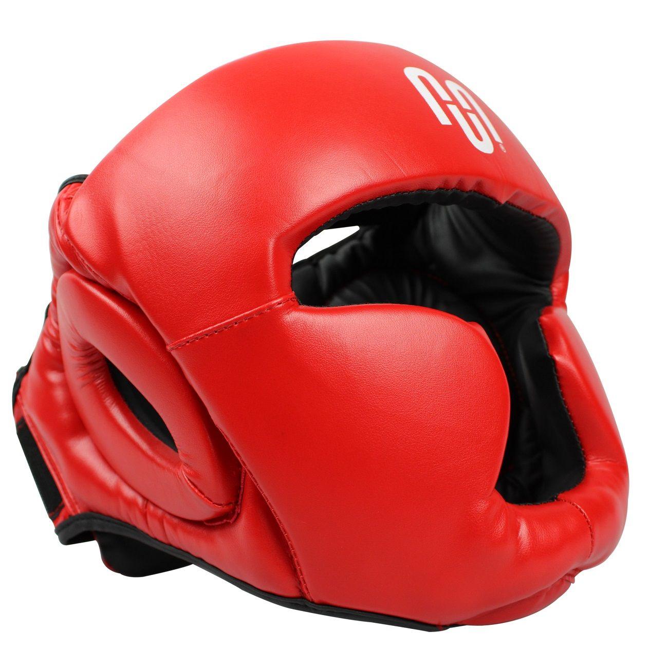 CABEZAL DE BOXEO CON POMULO MUUK ROJO-0