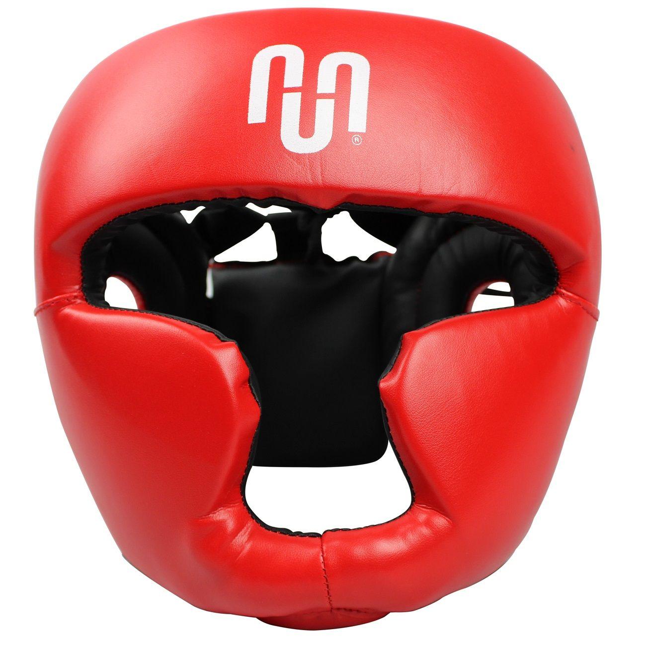 CABEZAL DE BOXEO CON POMULO MUUK ROJO-1