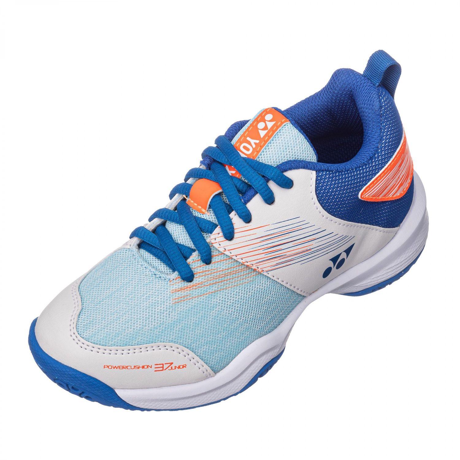ZAPATILLA YONEX JUNIOR POWER CUSHION 37 ALL COURT BLANCO/AZU-0