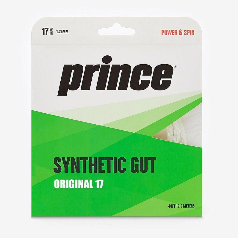 CUERDA DE TENIS PRINCE SYNTETHIC GUT 17L/1.25MM BLANCA 12 MT-0