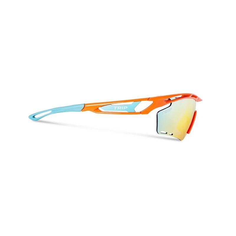 LENTES BICI TRIP PRO 3 MICAS NARANJO/AZUL-2