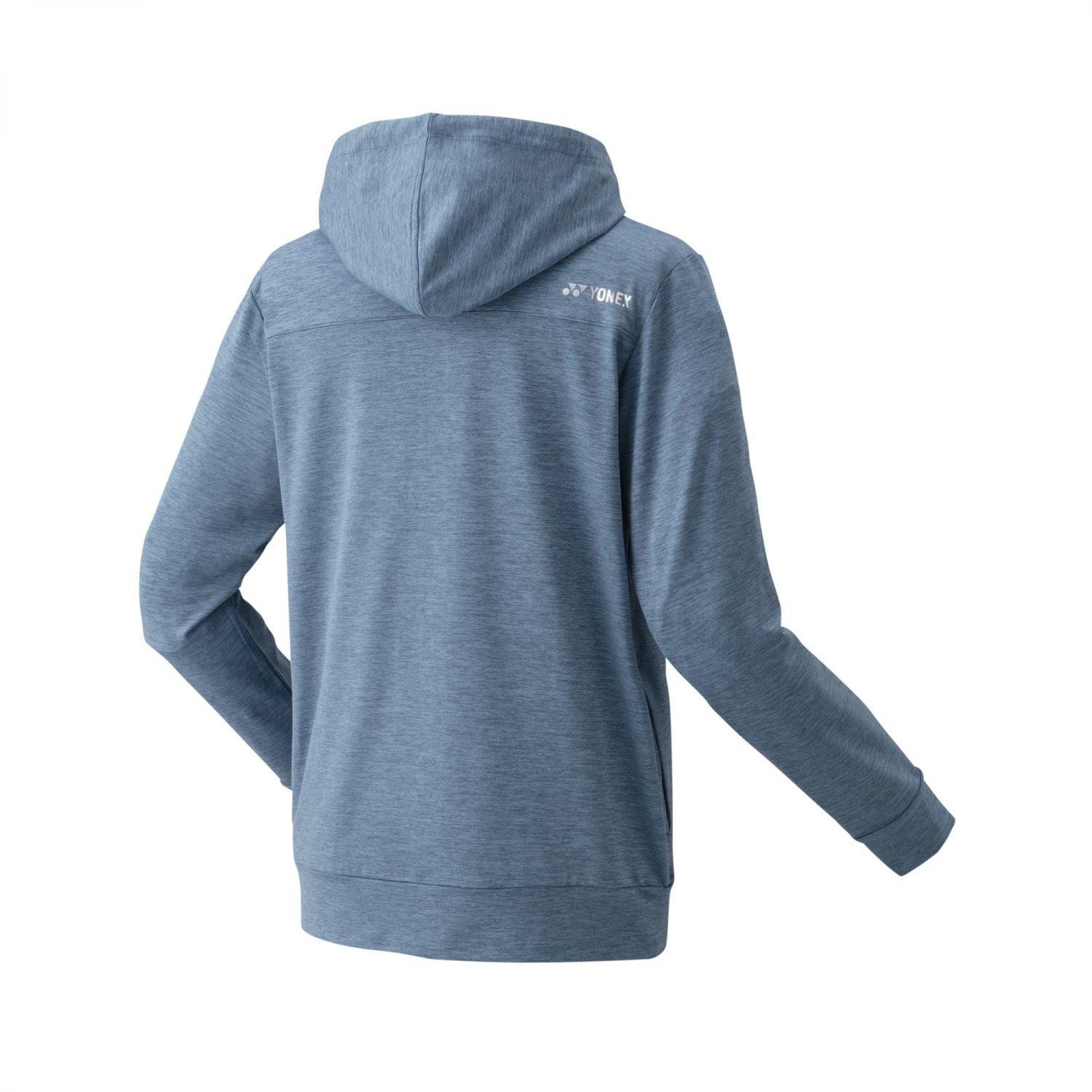 POLERON YONEX HOODIE 51040 AZUL HUMO 2022-1