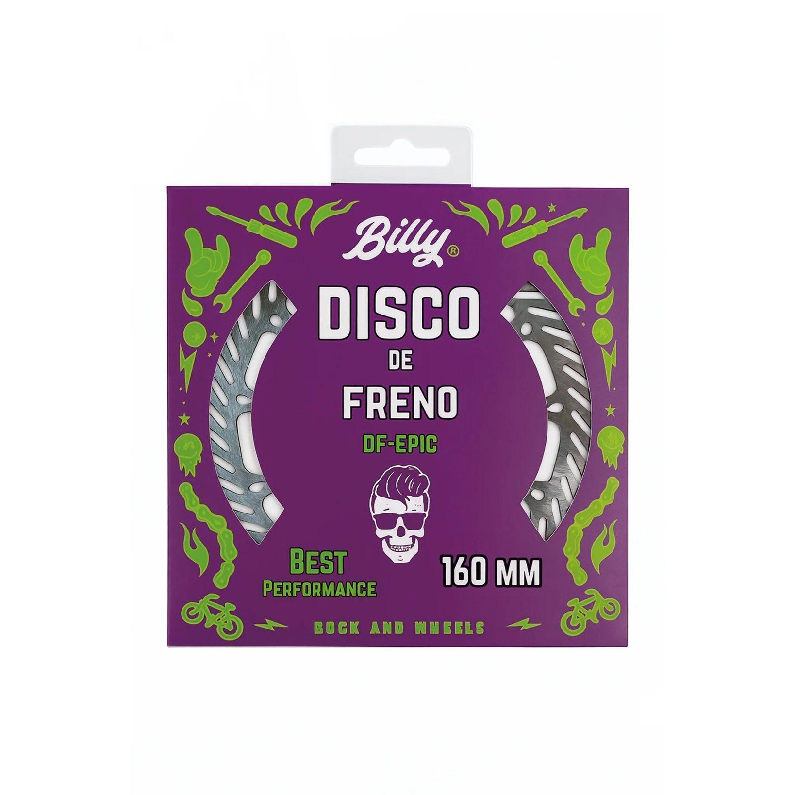DISCO DE FRENO BICI BILLY DF-EPIC 160MM-0