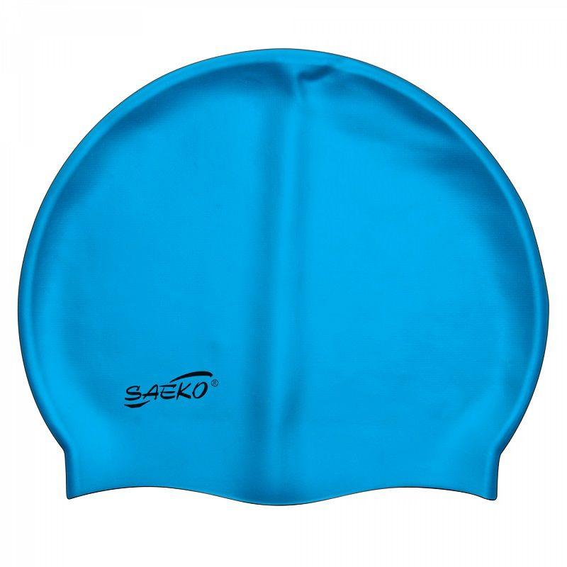 GORRA NATACION SILICONA SAEKO AZUL-0