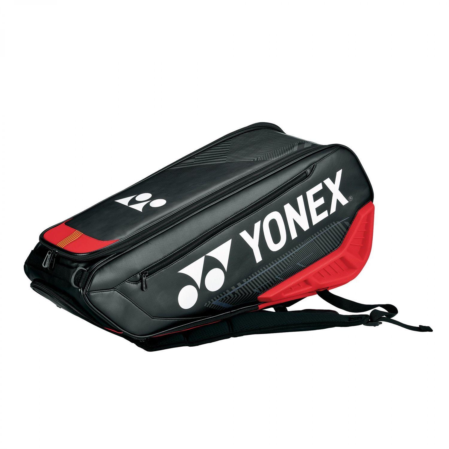BOLSO YONEX 02326 EXPERT NEGRO/ROJO 6 RAQUETAS-0