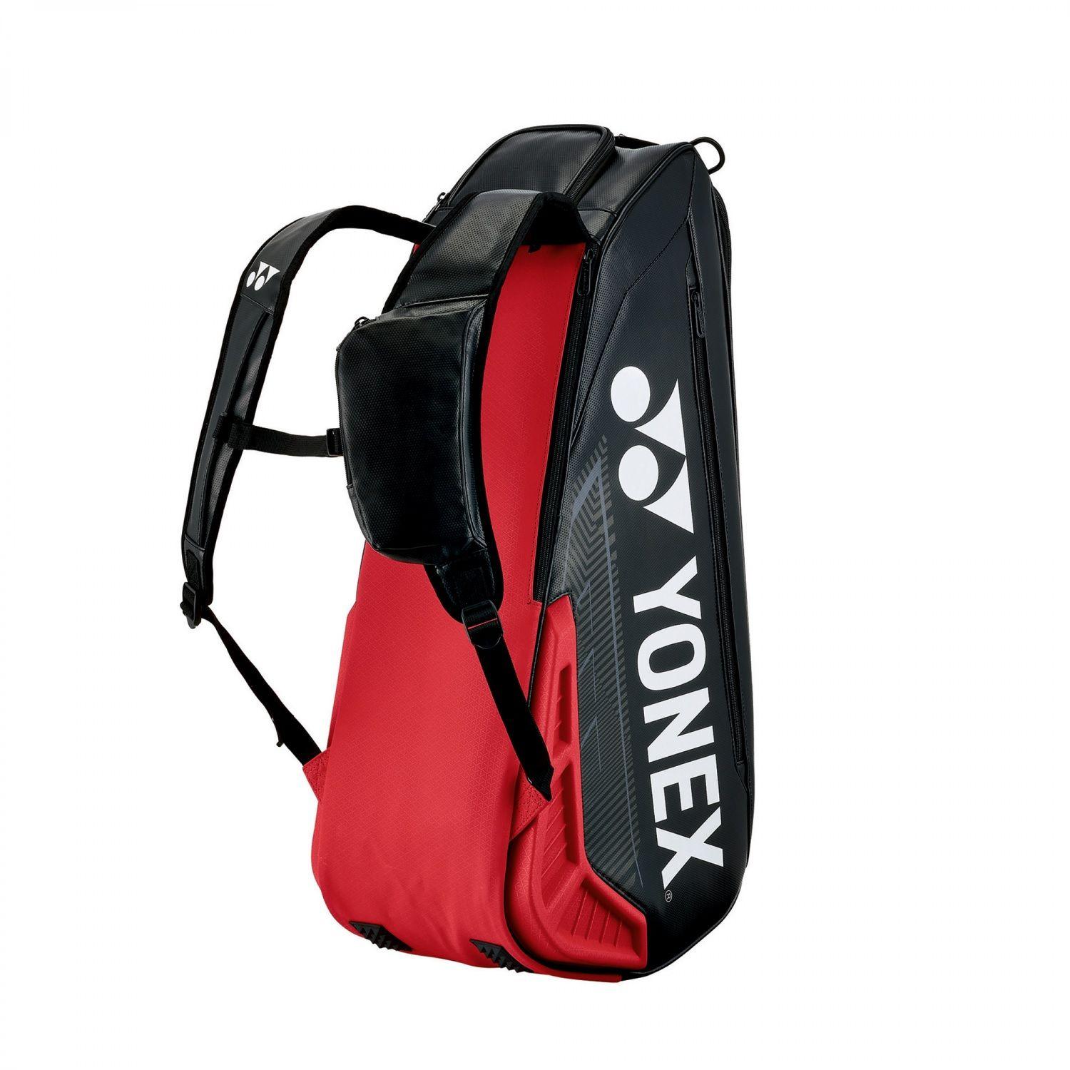 BOLSO YONEX 02326 EXPERT NEGRO/ROJO 6 RAQUETAS-1