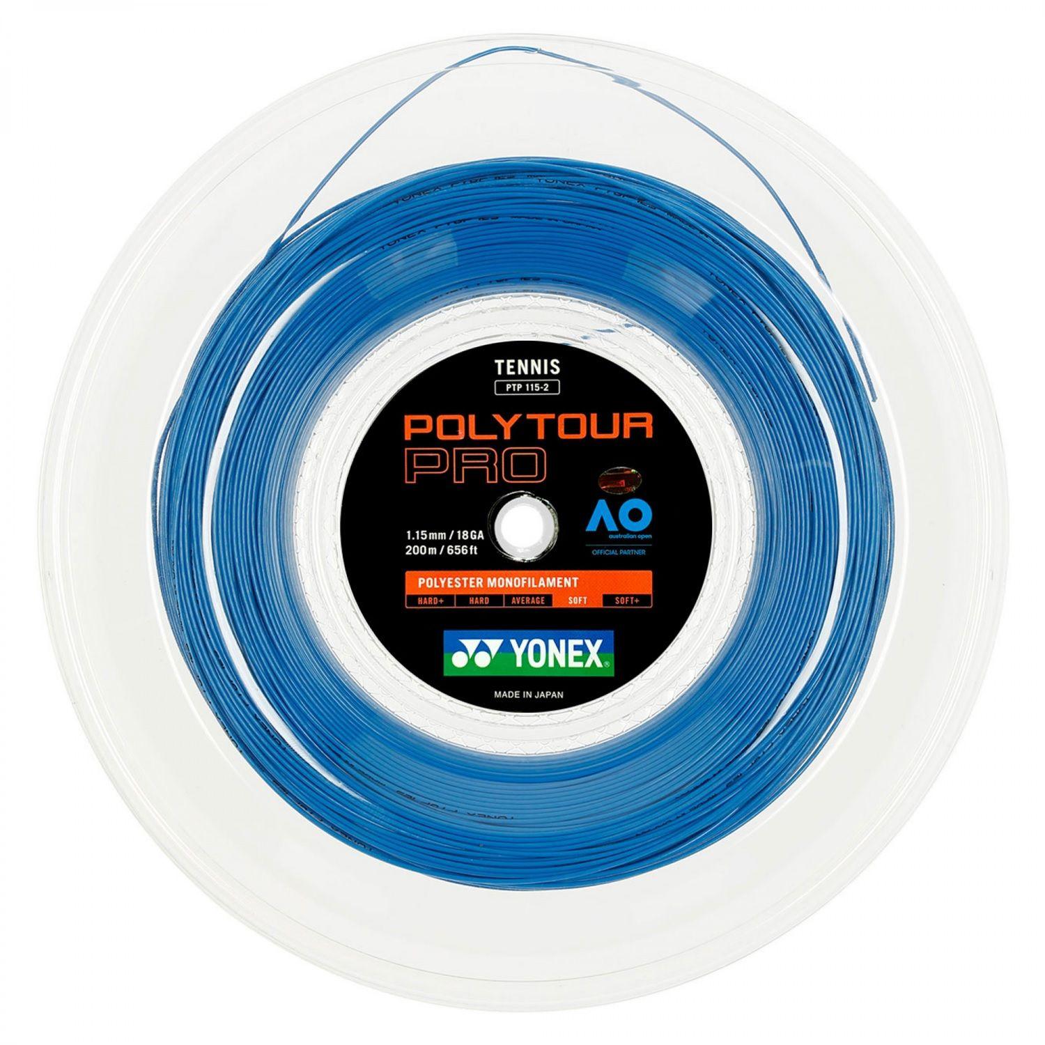 CUERDA DE TENIS YONEX POLY TOUR PRO 18L/1.15MM AZUL 200 MTS.-0