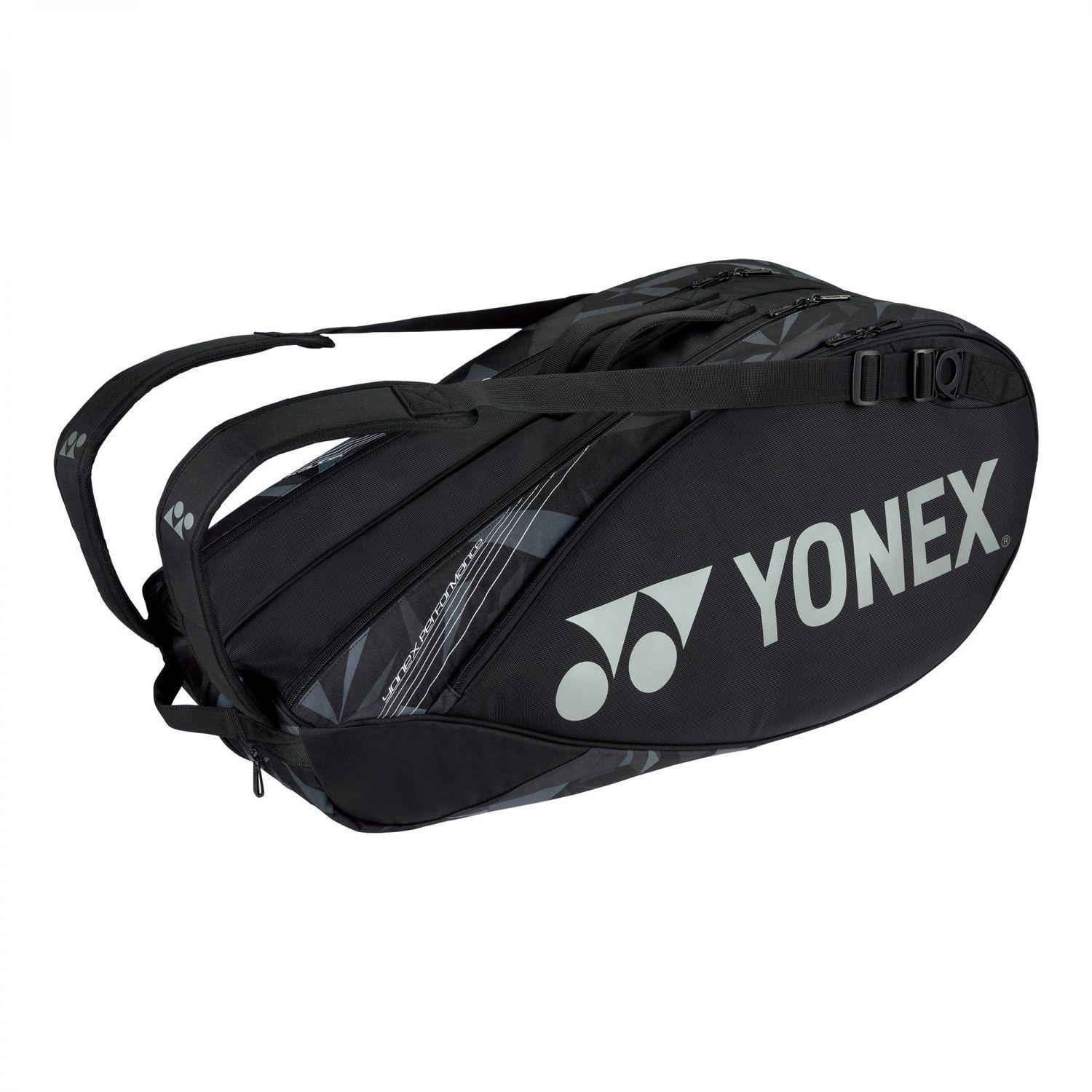 BOLSO TENIS YONEX PRO 92226 NEGRO 6 PCS-0
