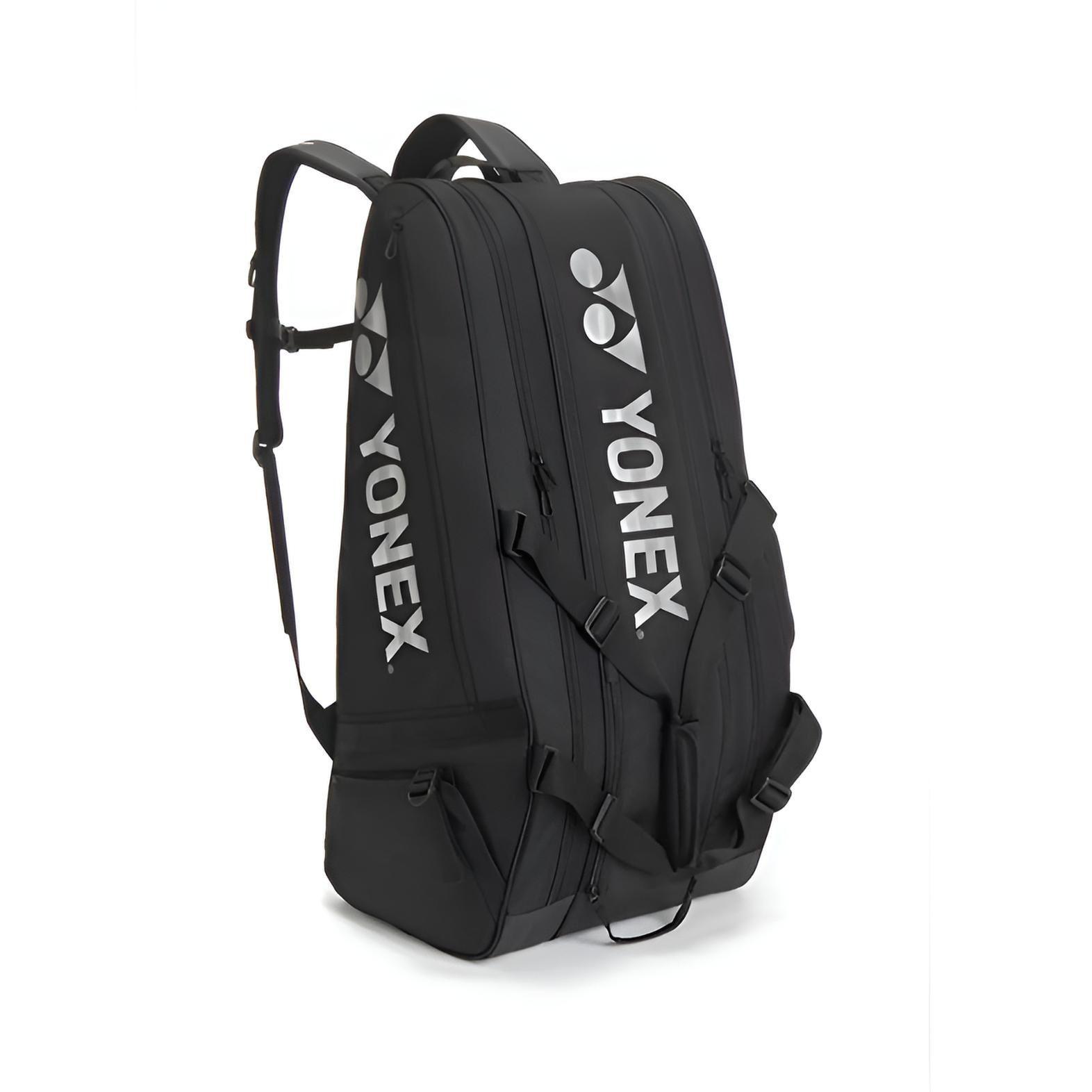 BOLSO TENIS YONEX GEARLOGIC 72629 NEGRO 9 RAQUETAS-0
