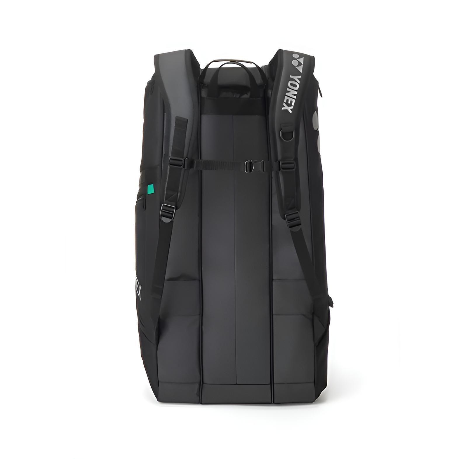 BOLSO TENIS YONEX GEARLOGIC 72629 NEGRO 9 RAQUETAS-1