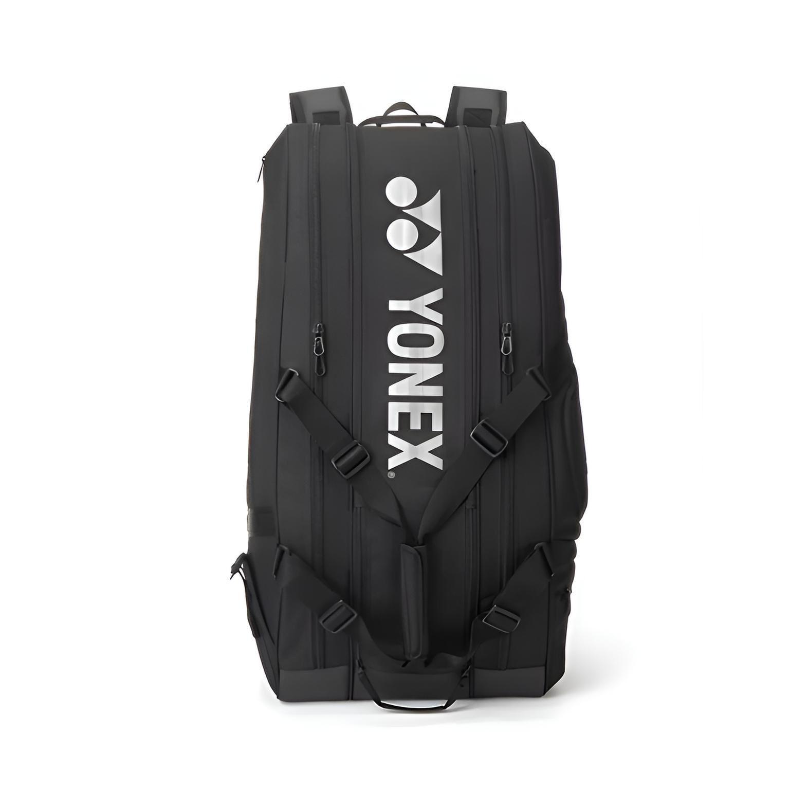 BOLSO TENIS YONEX GEARLOGIC 72629 NEGRO 9 RAQUETAS-3