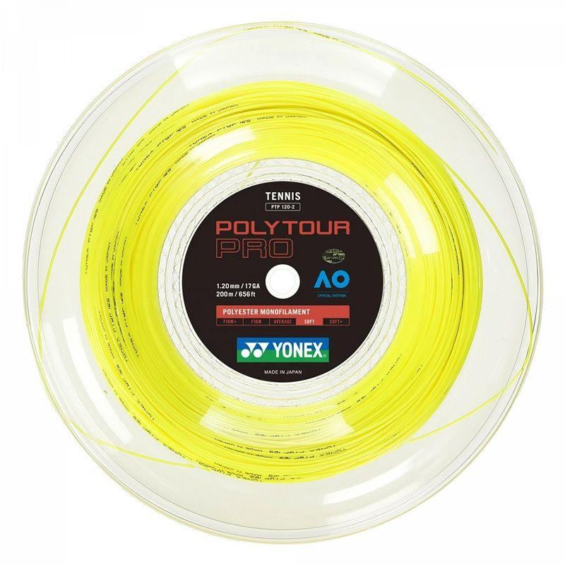 CUERDA DE TENIS YONEX POLY TOUR PRO 17L/1.20MM AMARILLA 200-0