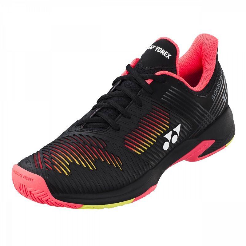 ZAPATILLA YONEX TENIS SONICAGE 2 ALL COURT NEGRO/AMARILLO-0
