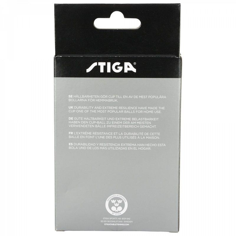 PELOTA TENIS DE MESA STIGA CUP 40+ PACK 6 UNIDADES-2