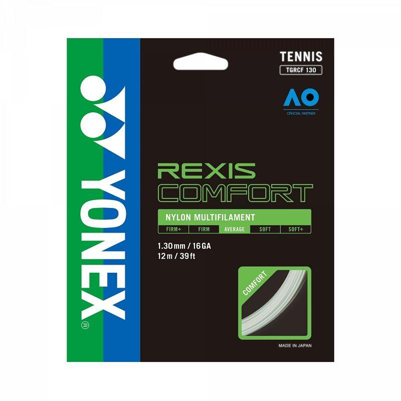 CUERDA DE TENIS YONEX REXIS CONFORT 16L/1.30MM BLANCA 12 MTS-0