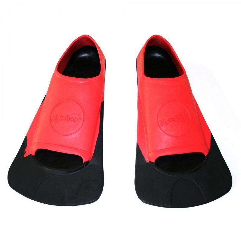 ALETAS DE NATACION SAEKO SWIMFINS ROJO/NEGRO-0
