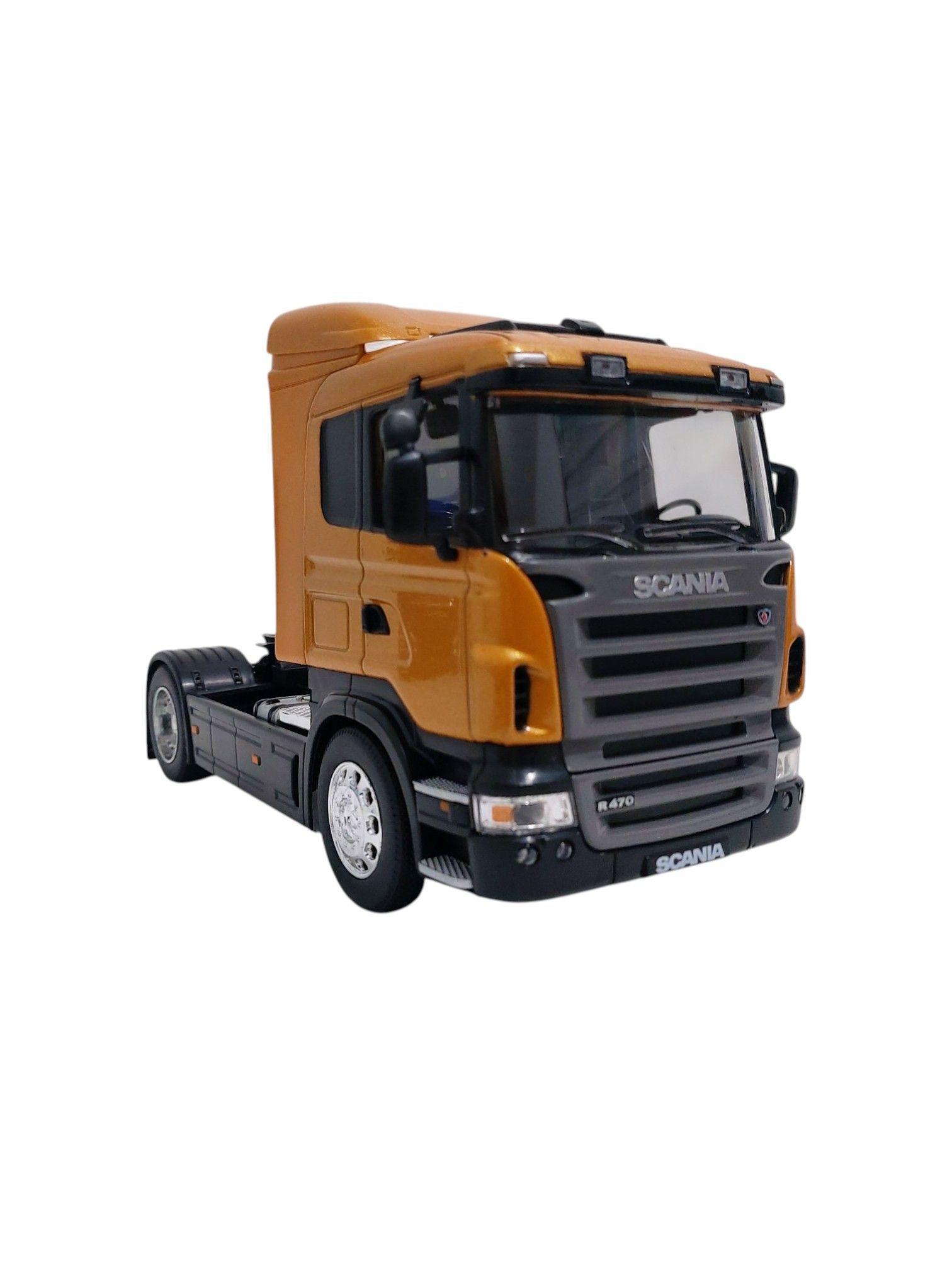 Camion Scania R470 a escala 1 32 Naranjo-7
