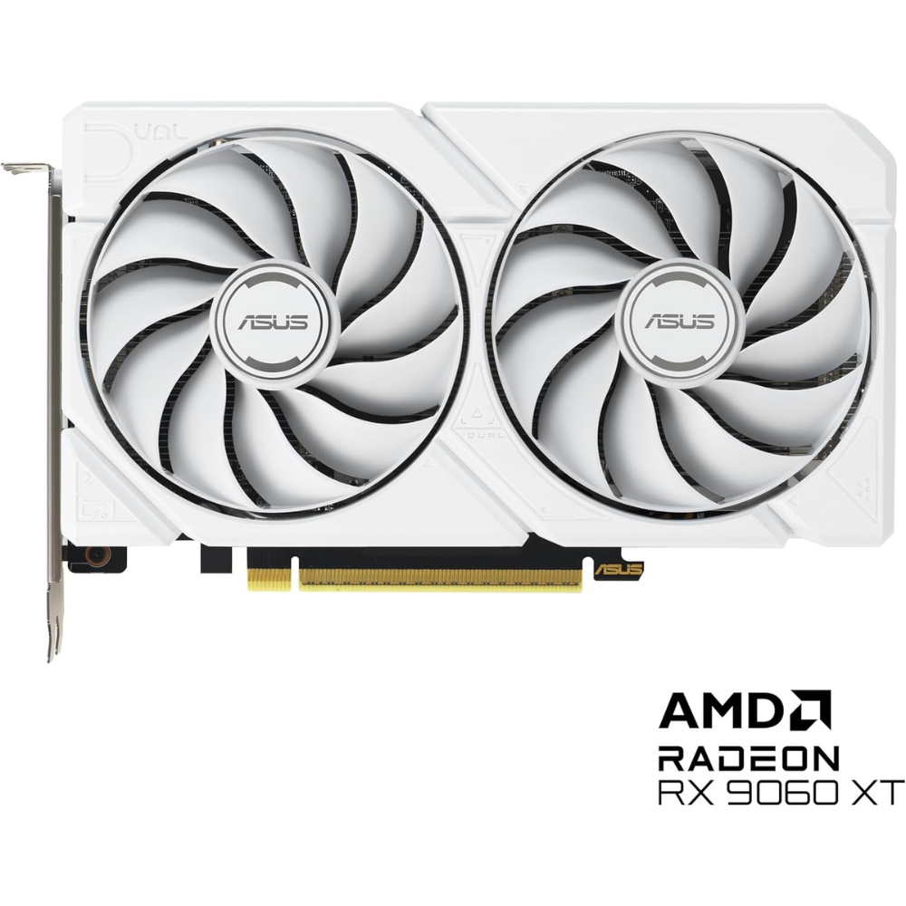 Tarjeta de Vídeo ASUS Dual Radeon RX 9060 XT 16GB GDDR6 White Edition-2