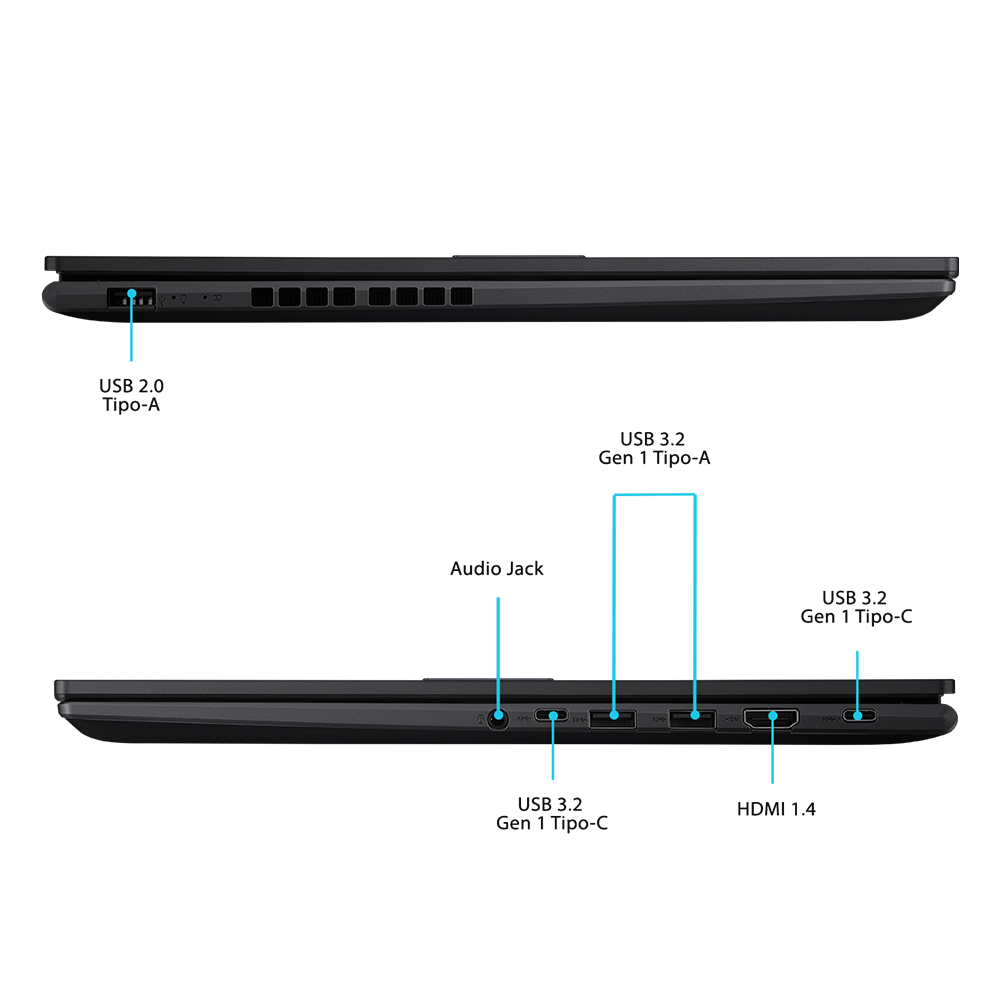 Notebook ASUS Vivobook 16 Intel Core 9 24GB RAM 512GB SSD 16"-1