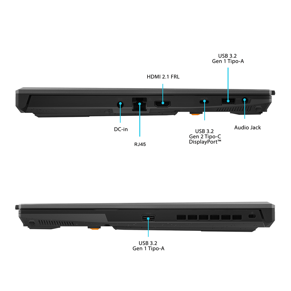Notebook ASUS TUF Gaming F16 Intel Core i7 16GB RAM 512GB SSD RTX 4050 16"-2