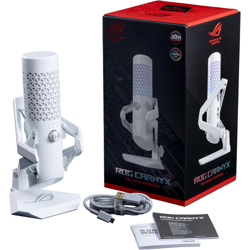 Micrófono ROG Carnyx Blanco-4