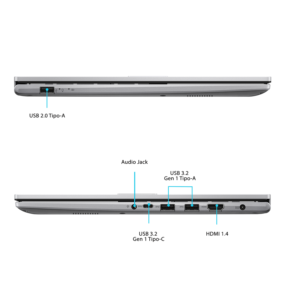 Notebook ASUS Vivobook 15 Intel Core 3 8GB RAM 512GB SSD 15.6"-1