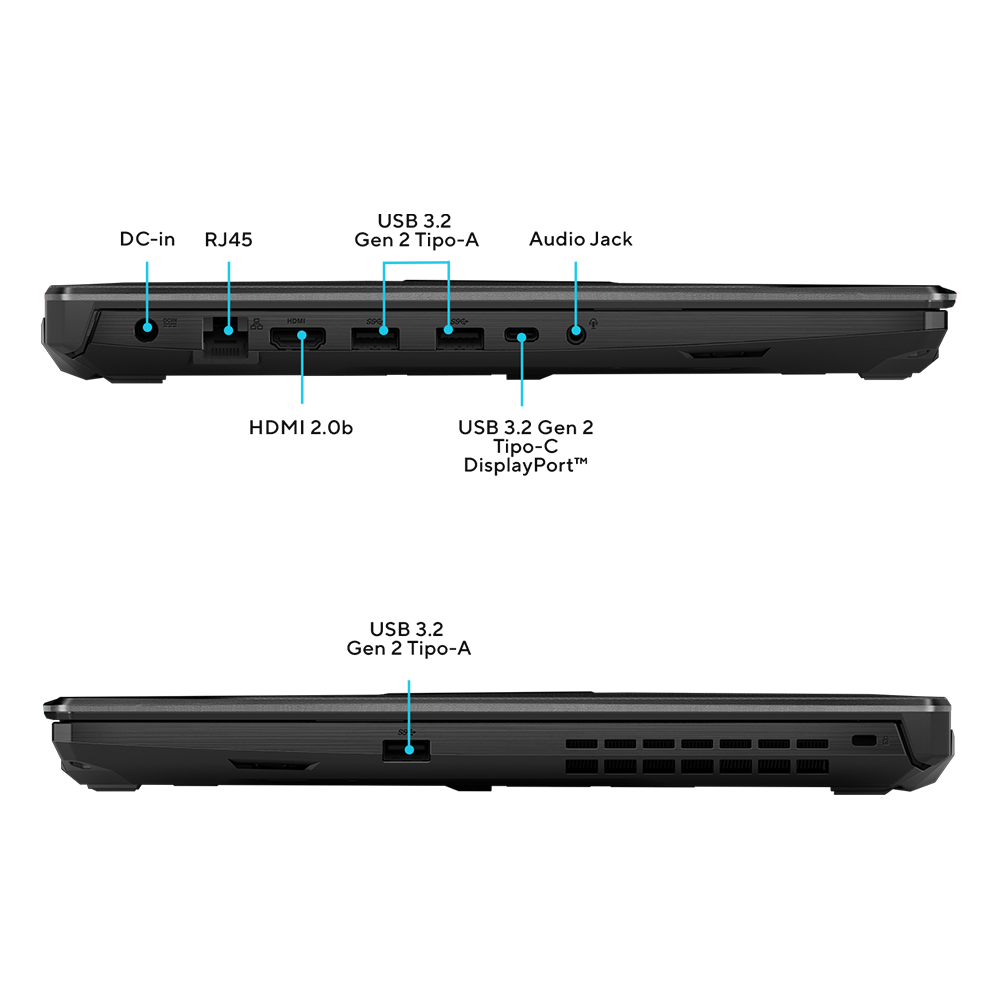 Notebook ASUS TUF Gaming A15 Ryzen 7 8gb 512gb RTX 2050 15,6"-2