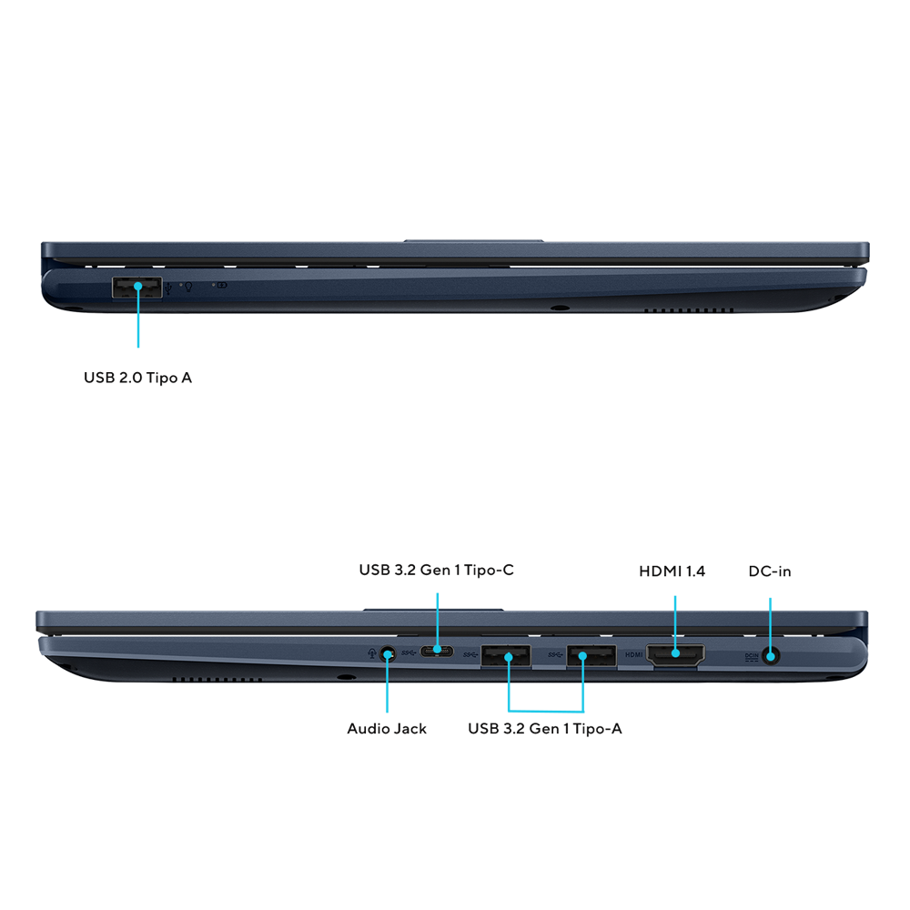 Notebook ASUS Vivobook 14 Intel Core 3 8GB RAM 512GB SSD 14"-1