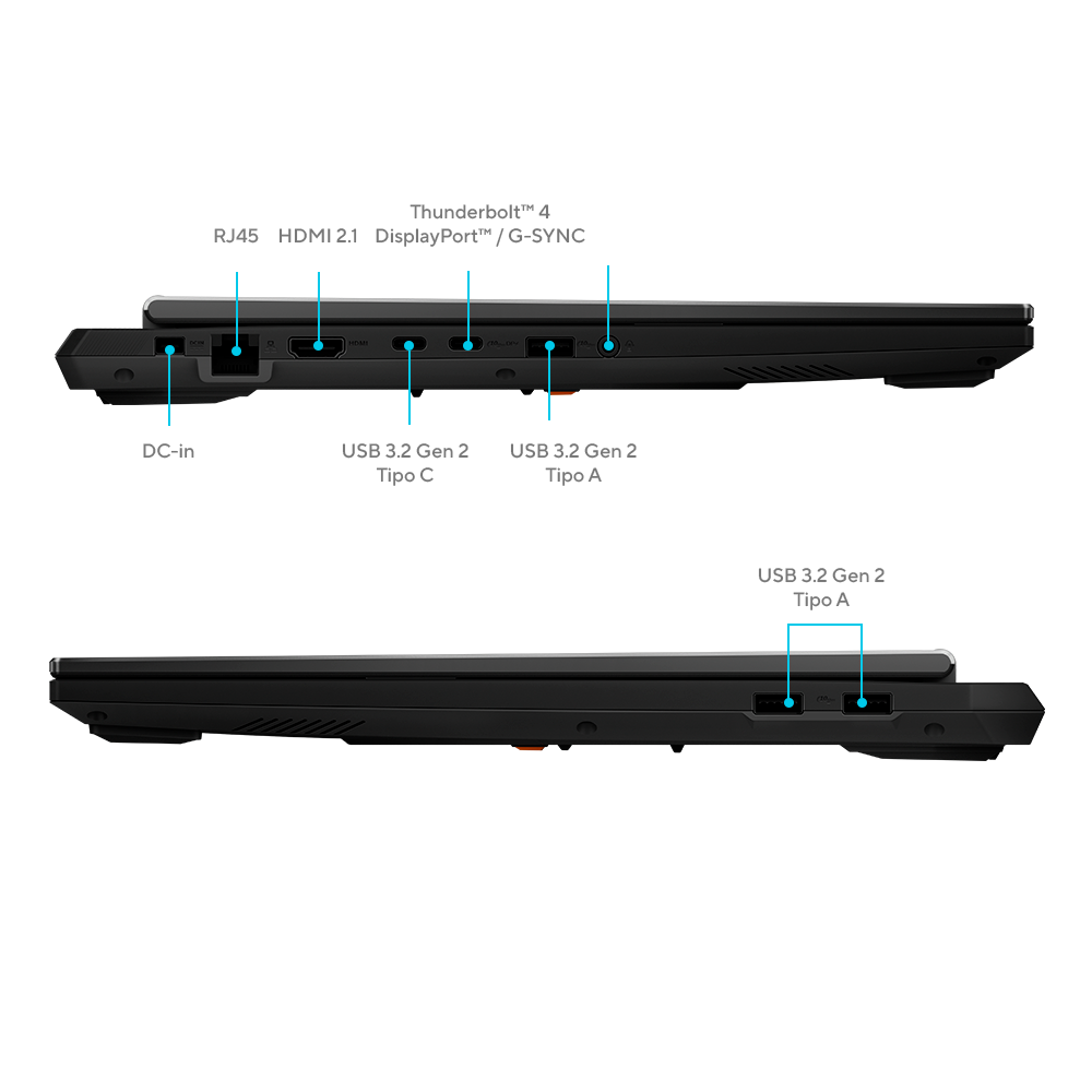 Notebook ASUS TUF Gaming F16 Intel Core i7 RTX 5050 16GB RAM 512GB SSD-2
