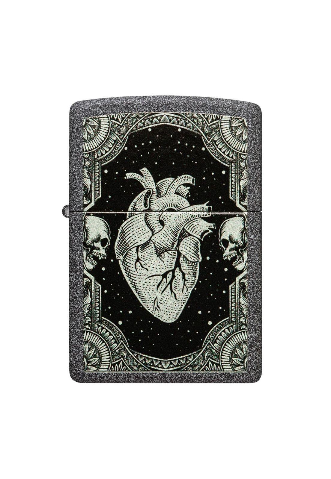 Encendedor Zippo Heart Design Gris ZP48720-0