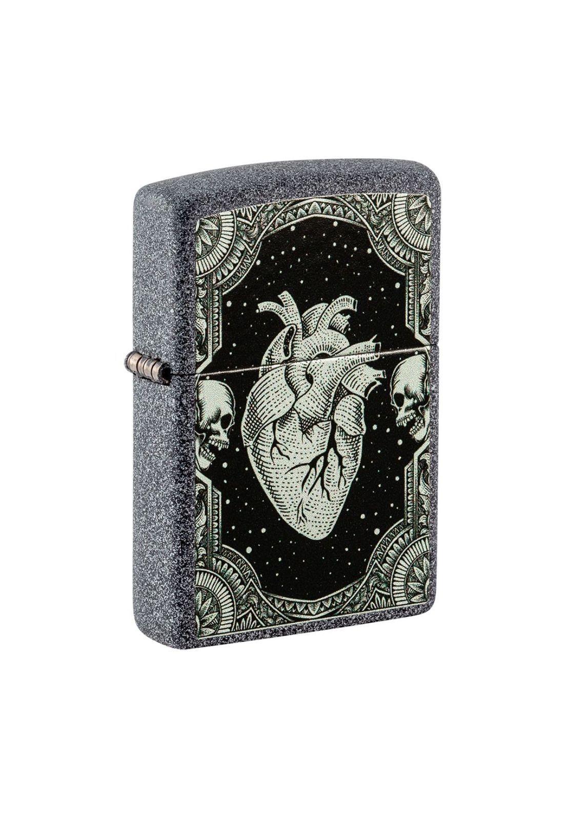 Encendedor Zippo Heart Design Gris ZP48720-2