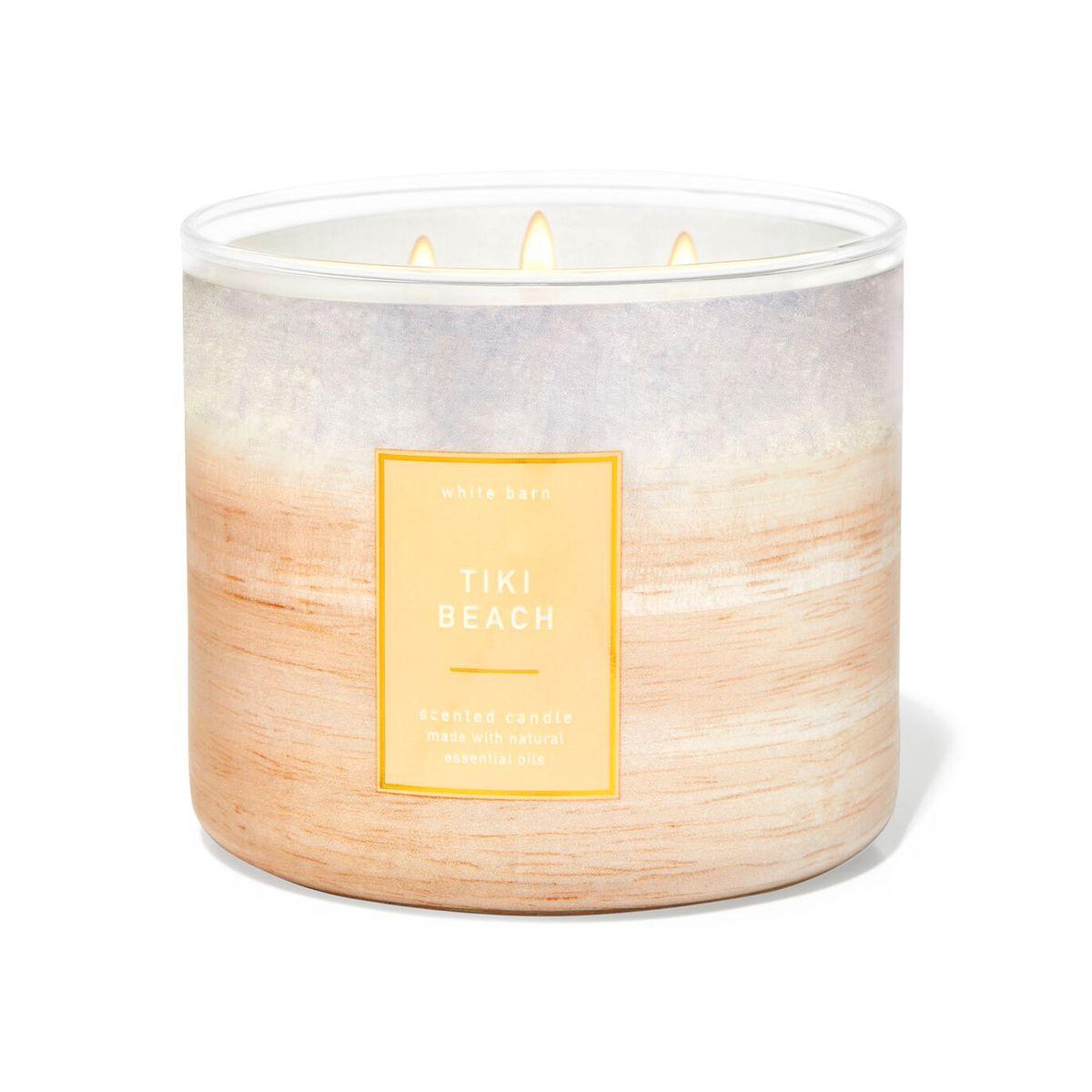 Vela Aromatica 3 mechas Tiki Beach Bath and Body  -0