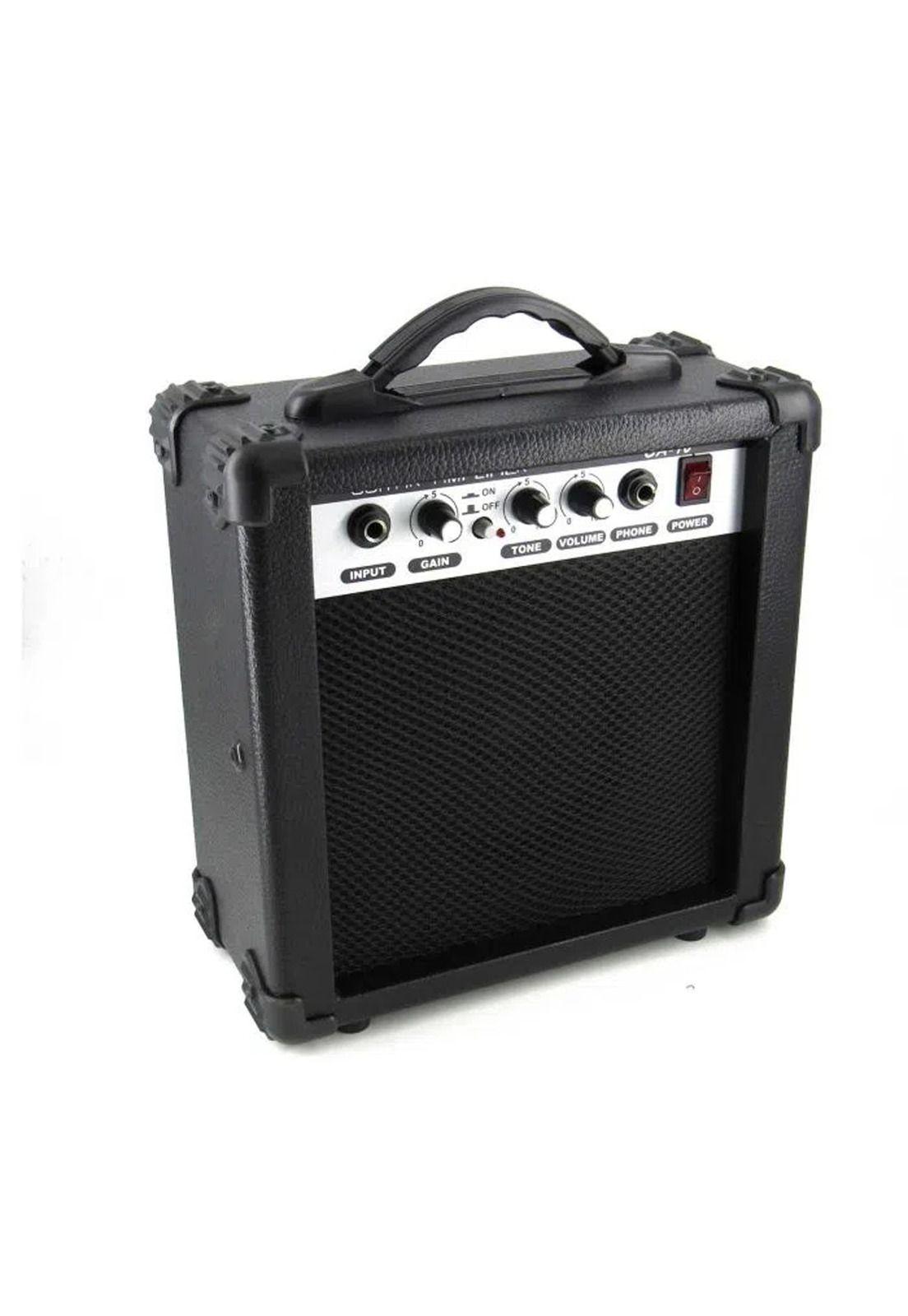 Guitarra Electrica Negra + Amplificador Fiddler FD-CGA05B-2