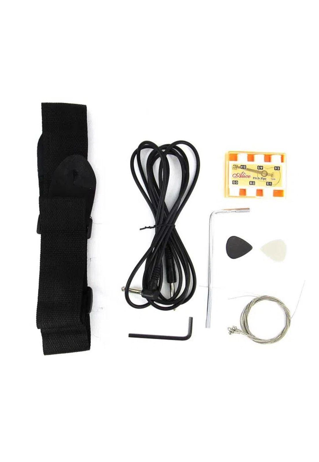 Guitarra Electrica Negra + Amplificador Fiddler FD-CGA05B-3