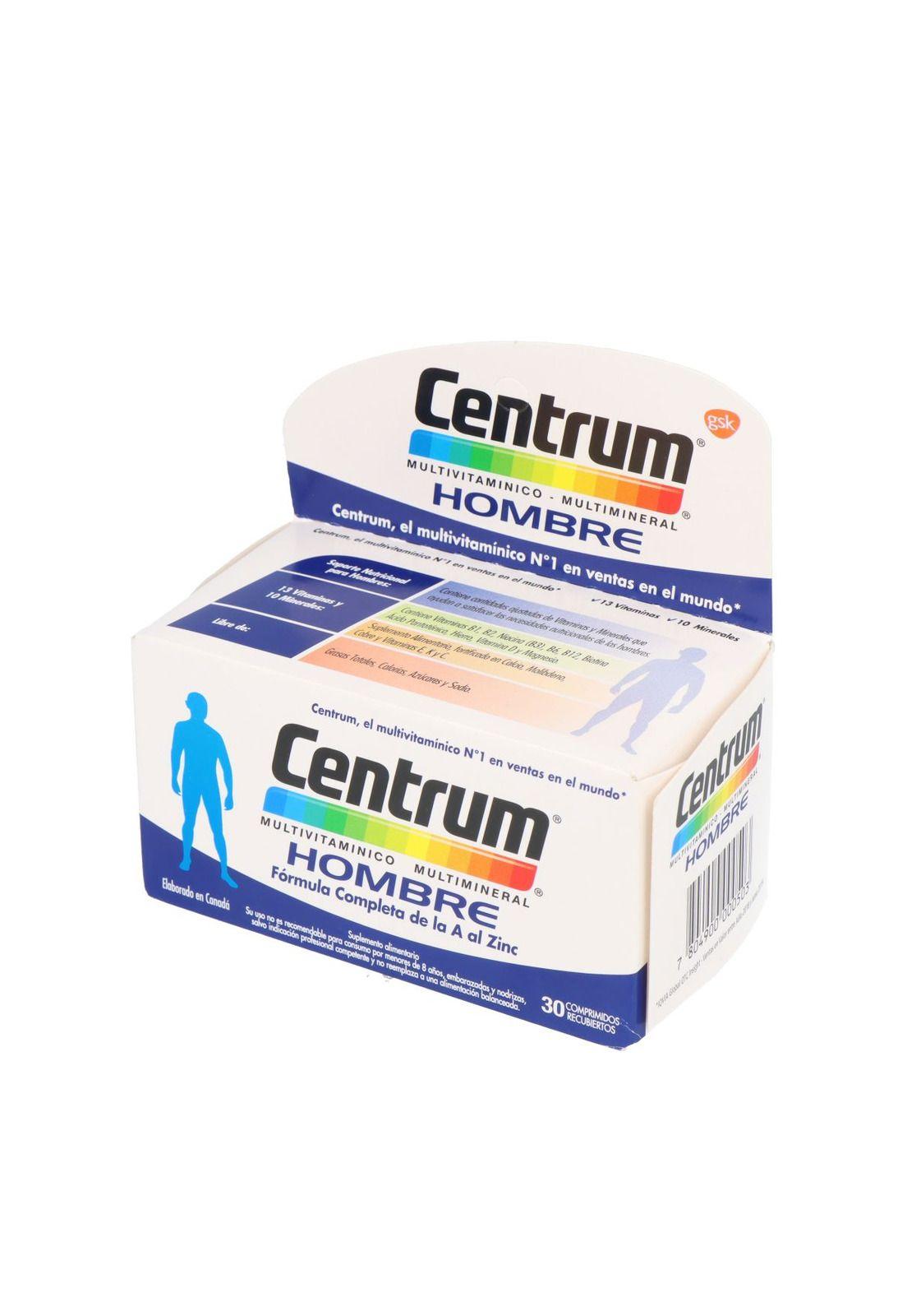 Multivitaminico Centrum Hombre 30 comprimidos-1
