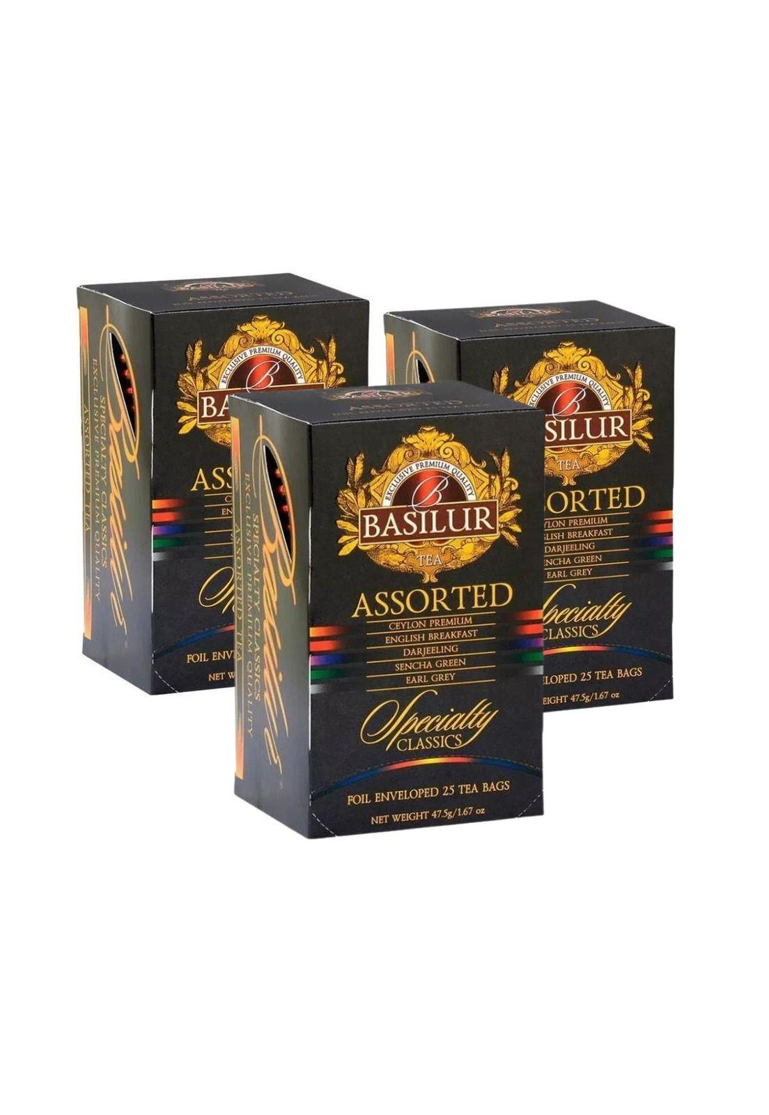Pack Te Basilur 3 Cajas Specialty Assorted de 25 Bolsas c/u-0