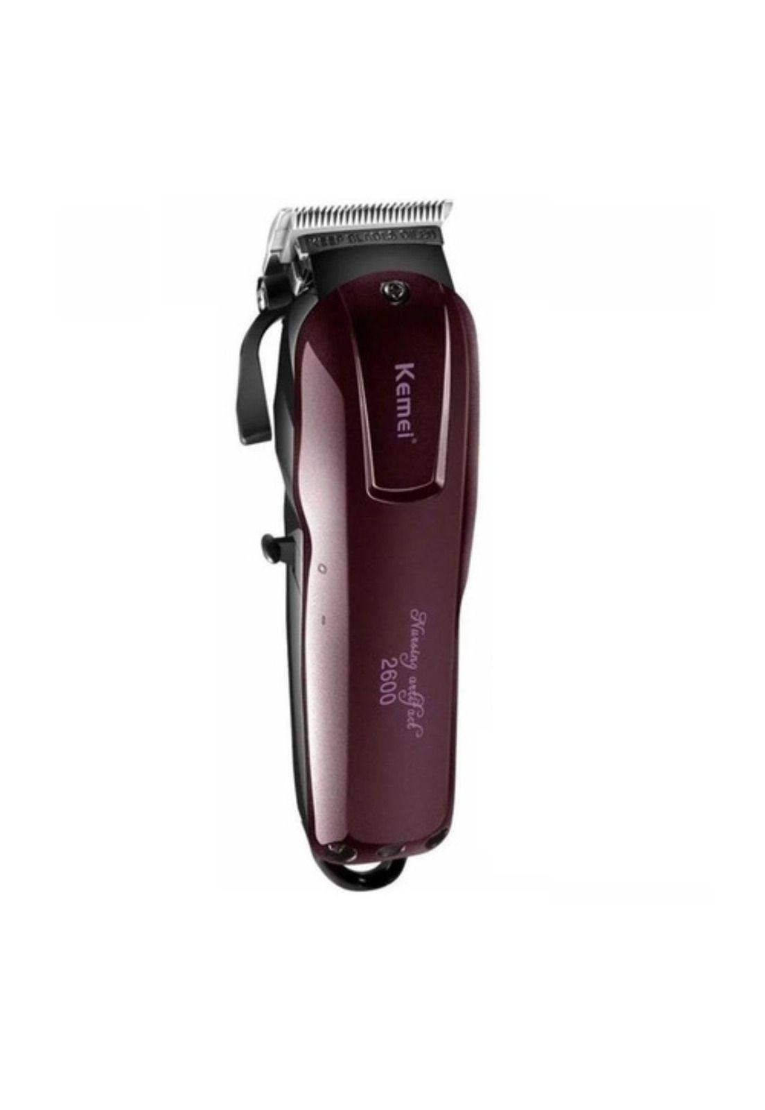 Maquina De Afeitar Cortadora De Cabello Kemei KM-2600-0