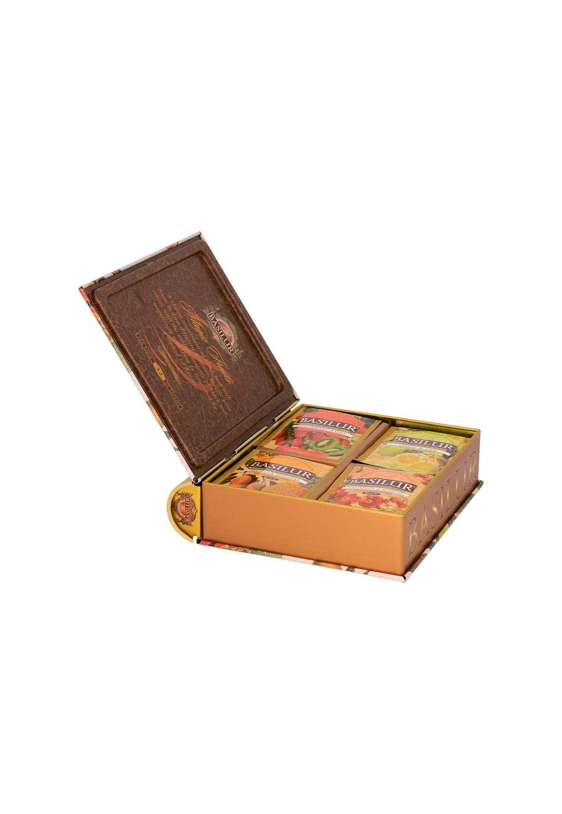 Te Negro Frutal Surtido Basilur Libro Magic Fruits 32 Bolsas.-3