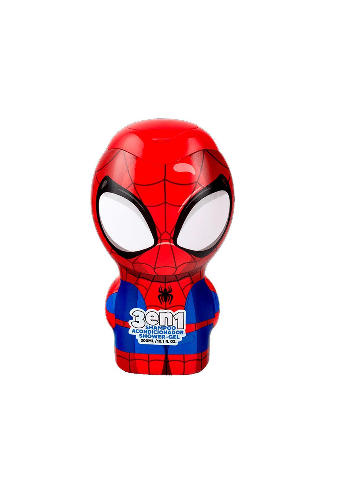 Marvel Shampoo Infantil 3 En 1 Spiderman Rojo 300 Ml-0