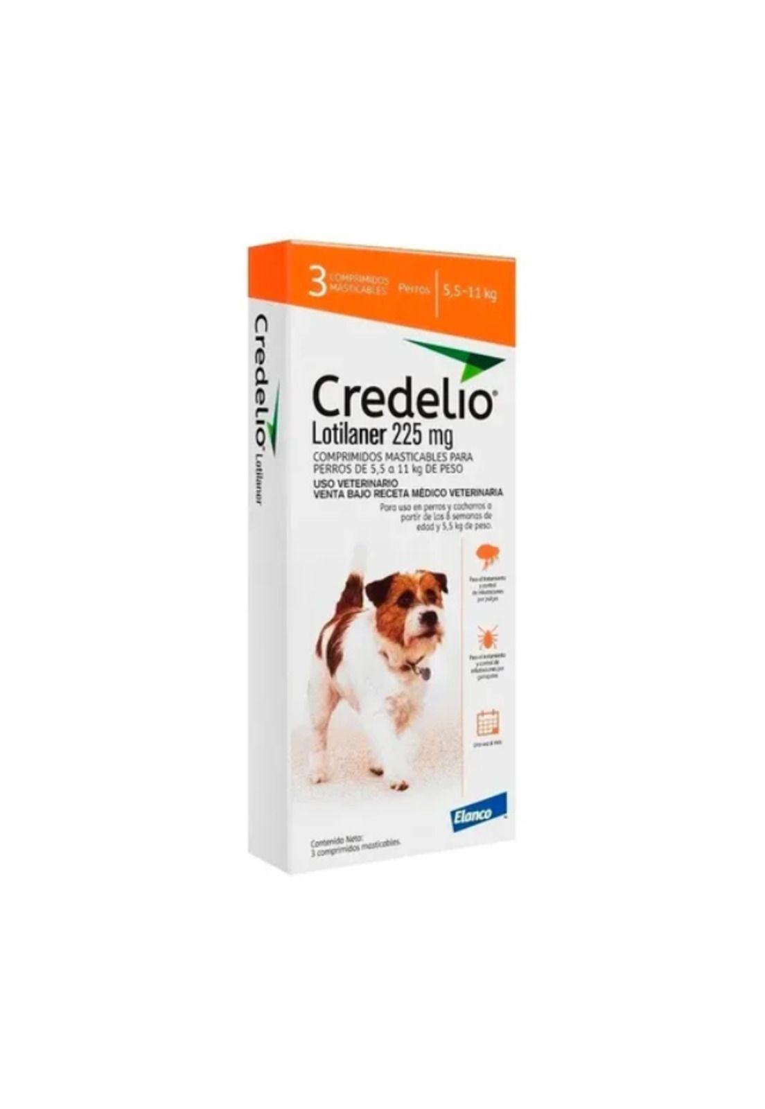 Credelio Antiparasitario Perros 5.5-11 Kg Comprimidos 225 Mg-0