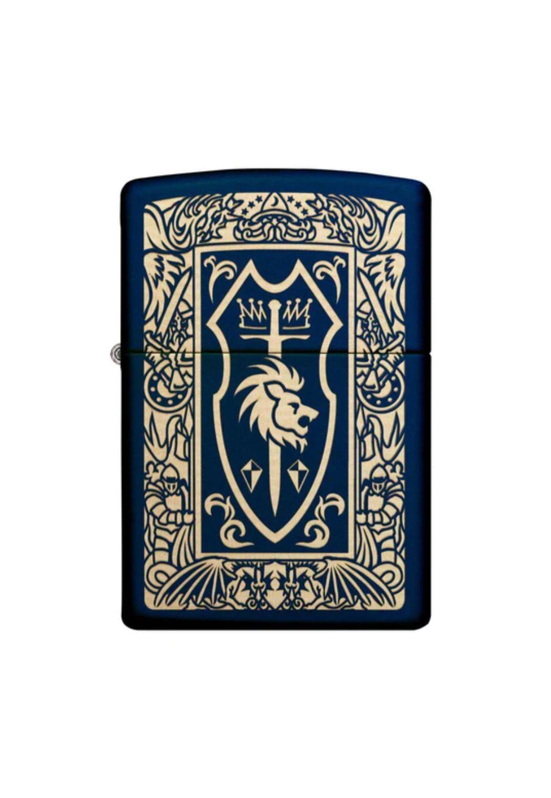 Encendedor Zippo Heraldic Crest Design Azul ZP239.MP402655 (Talle:Tamaño Único)-0